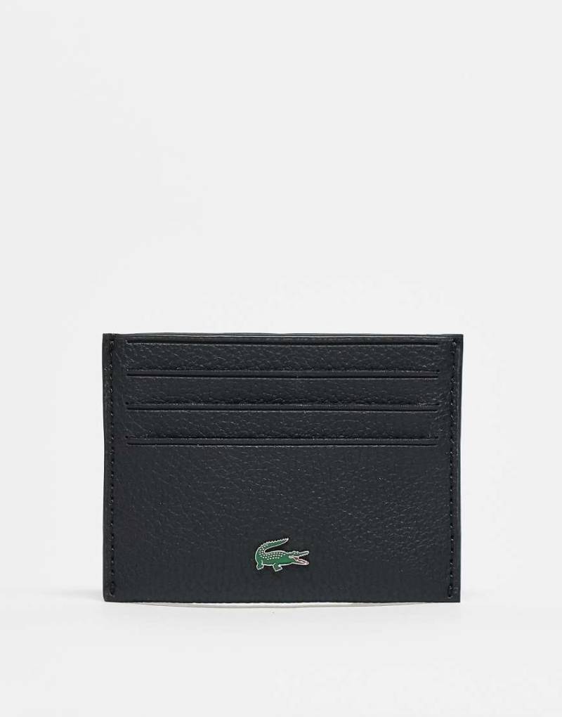 Lacoste - Logo-Portemonnaie in Schwarz mit Münzfach von Lacoste
