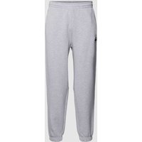 Lacoste Loose Fit Sweatpants mit elastischem Bund in Hellgrau Melange, Größe L von Lacoste