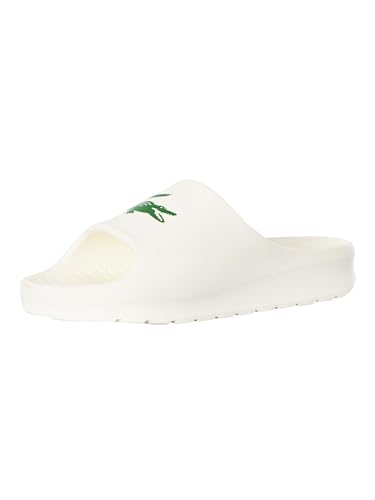 Lacoste-MEN SLIDES & SANDALS-46CMA0032, OFF WHT/DK GRN, 40.5 EU von Lacoste