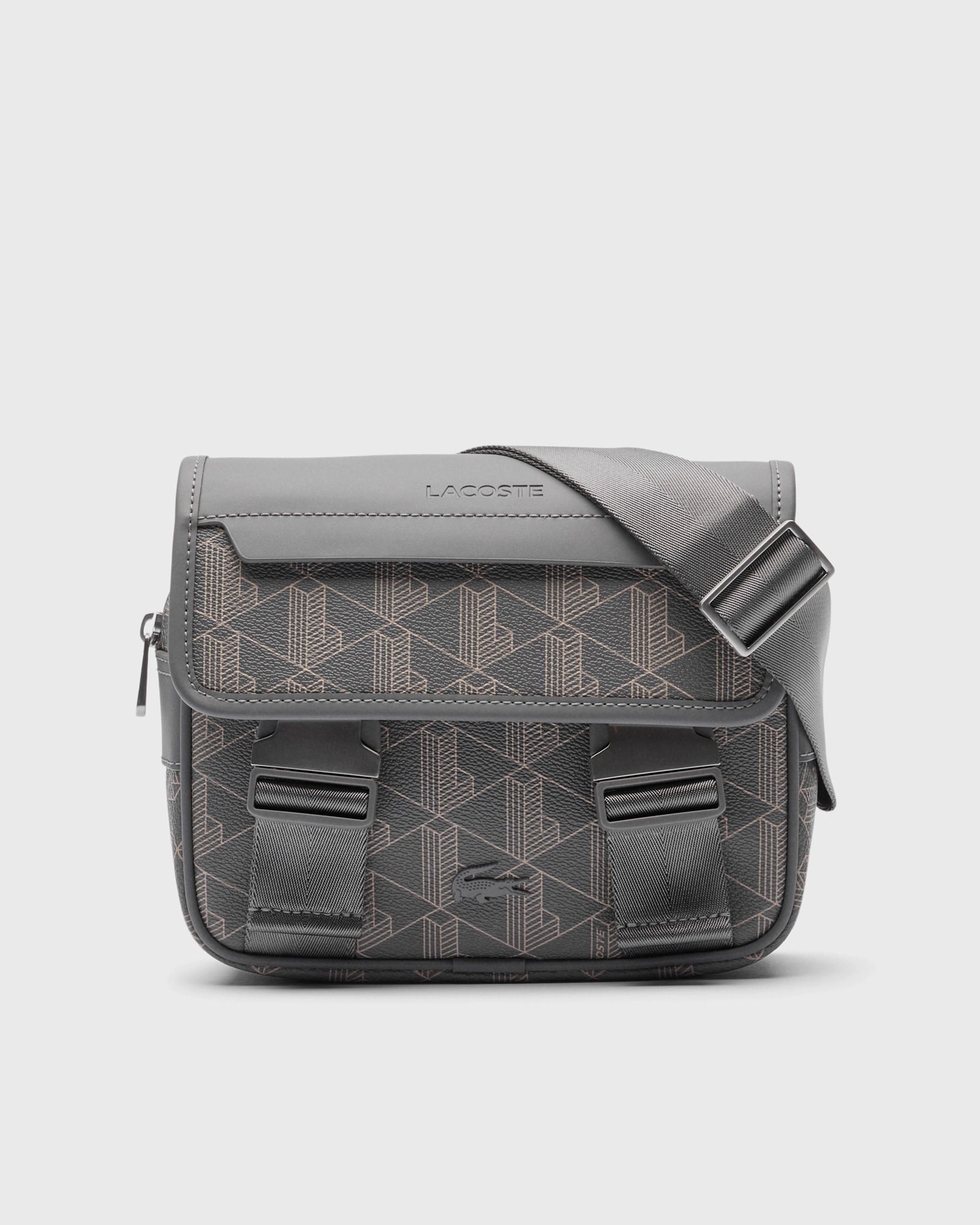 Lacoste MESSENGER BAG men Messenger & Crossbody Bags grey in Größe:ONE SIZE von Lacoste
