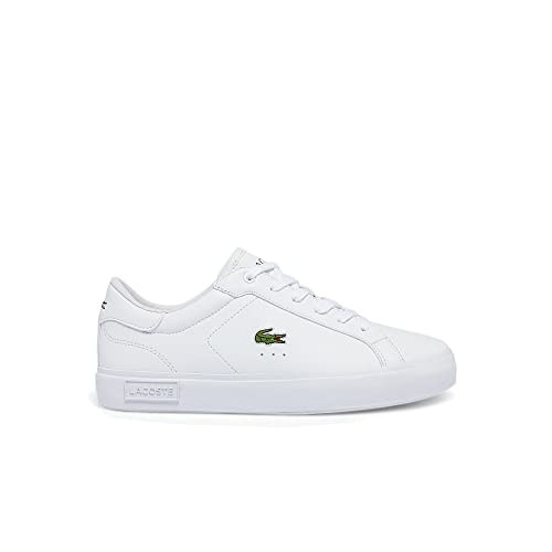 Lacoste Mädchen Low-Top Sneaker POWERCOURT 0721 1 SUJ, Kinder Halbschuhe,Strassenschuhe,Sportschuhe,Freizeitschuhe,Weiss (21G),36 EU / 3.5 UK von Lacoste