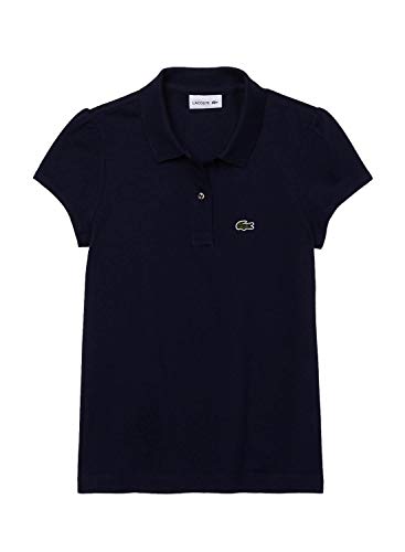 Lacoste Mädchen PJ3594 Poloshirt, Blau (Marine), 3 Jahre (Herstellergröße: 3A) von Lacoste