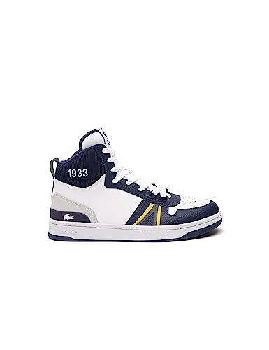 Lacoste-Men Court SNKR-46SMA0030, White/Navy, 45 EU von Lacoste