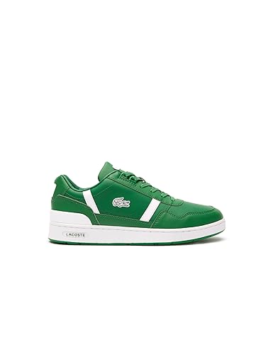 Lacoste Sport - Männer Court Snkr - 46SMA0071, DK GRN/WHT, 45 EU von Lacoste