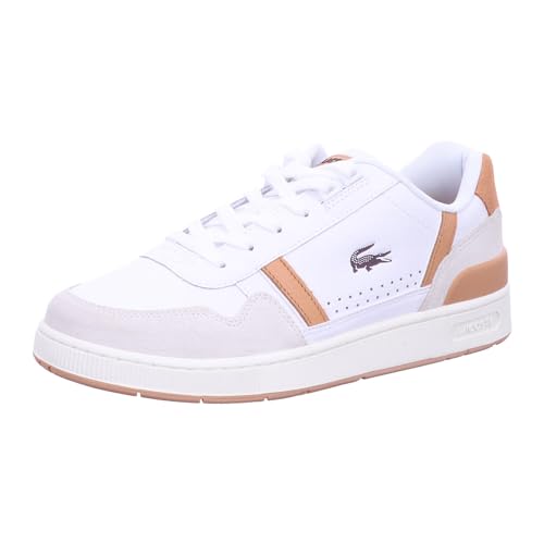 Lacoste-Men Court SNKR-47SMA0066, WHT/LT BRW, 48 EU von Lacoste