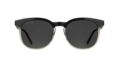 Lacoste Men's Sunglasses L6073S - Black/Transparent Blush with Solid Grey Lens von Lacoste