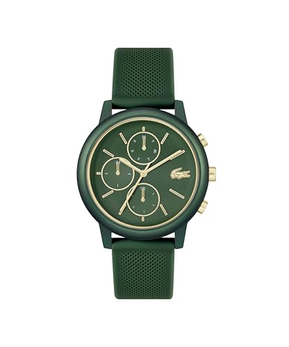 Lacoste Multi Zifferblatt Quarz Uhr für Herren Kollektion Lacoste.12.12 Move mit Grünes Silikonarmband - 2011471 Lacoste Multi Zifferblatt Quarz Uhr für Herren Kollektion Lacoste.12.12 Move mit Grünes Silikonarmband - 2011471 von Lacoste