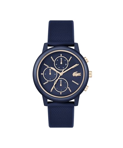 Lacoste Multi Zifferblatt Quarz Uhr für Herren Kollektion Lacoste.12.12 Move mit Marinblaues Silikonarmband - 2011470 Lacoste Multi Zifferblatt Quarz Uhr für Herren Kollektion Lacoste.12.12 Move mit Marinblaues Silikonarmband - 2011470 von Lacoste