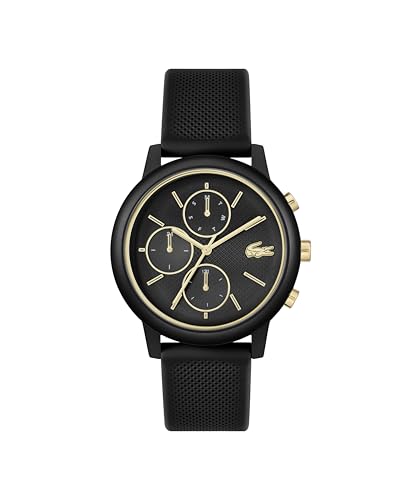 Lacoste Multi Zifferblatt Quarz Uhr für Herren Kollektion Lacoste.12.12 Move mit Schwarzes Silikonarmband - 2011469 Lacoste Multi Zifferblatt Quarz Uhr für Herren Kollektion Lacoste.12.12 Move mit Schwarzes Silikonarmband - 2011469 von Lacoste