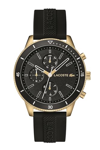 Lacoste Multi Zifferblatt Quarz Uhr für Herren mit Schwarzes Silikonarmband - 2010994 Lacoste Multi Zifferblatt Quarz Uhr für Herren mit Schwarzes Silikonarmband - 2010994 von Lacoste
