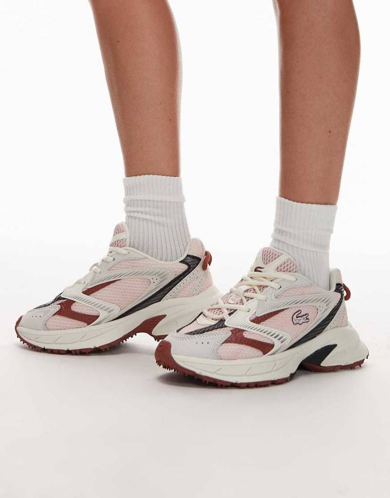 Lacoste - Neo - Sneaker in Rosa und Wollweiß Lacoste - Neo - Sneaker in Rosa und Wollweiß von Lacoste