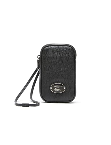 Lacoste Origin Croc - Handytasche mit Kontrast-Krokodil 17 cm black von Lacoste