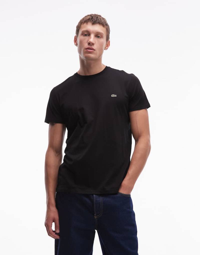 Lacoste - Pima - T-Shirt in Schwarz Lacoste - Pima - T-Shirt in Schwarz von Lacoste