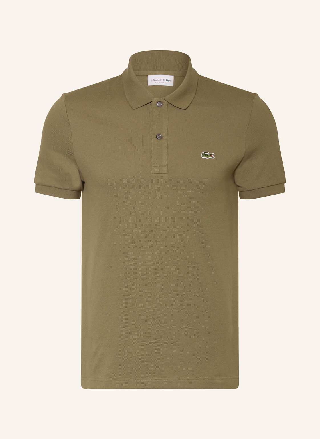 Lacoste Piqué-Poloshirt Slim Fit gruen von Lacoste