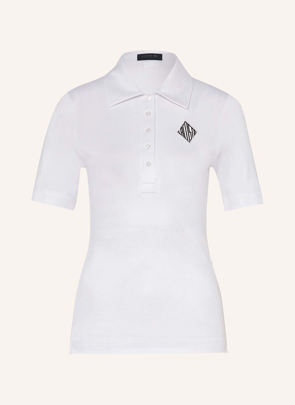 Lacoste Piqué-Poloshirt weiss von Lacoste