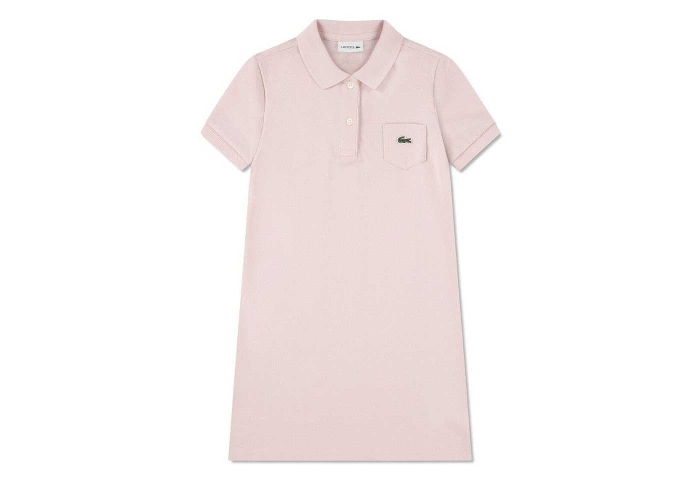 Lacoste Polokleid Lacoste Mädchen-Polokleid aus Petit Piqué – Rosa von Lacoste