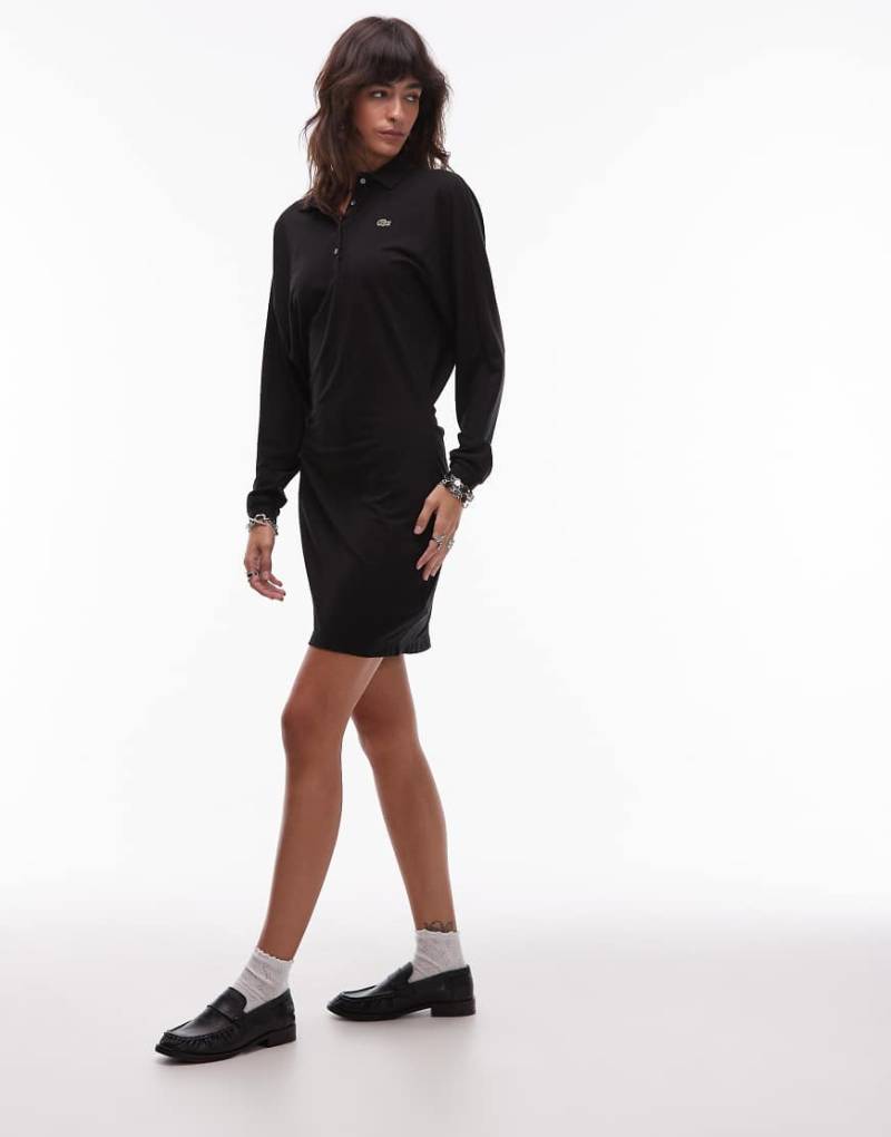 Lacoste - Polokleid in Schwarz von Lacoste