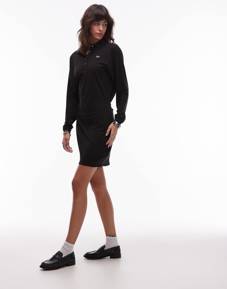 Lacoste - Polokleid in Schwarz von Lacoste