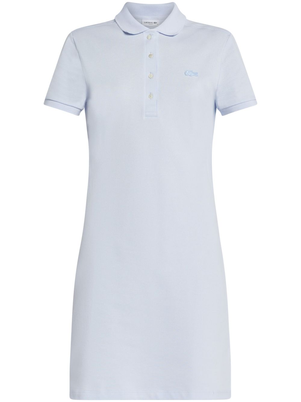 Lacoste Polokleid mit Logo-Applikation - Blau von Lacoste