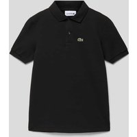 Lacoste Poloshirt mit Label-Stitching in Black, Größe 152 von Lacoste