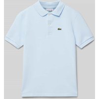 Lacoste Poloshirt mit Label-Stitching in Bleu, Größe 152 von Lacoste