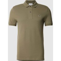 Lacoste Poloshirt mit Label-Stitching in Oliv, Größe L von Lacoste