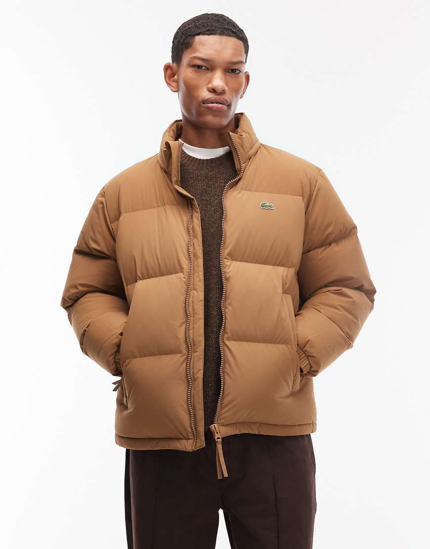 Lacoste - Pufferjacke in Dattelbraun-Brown von Lacoste