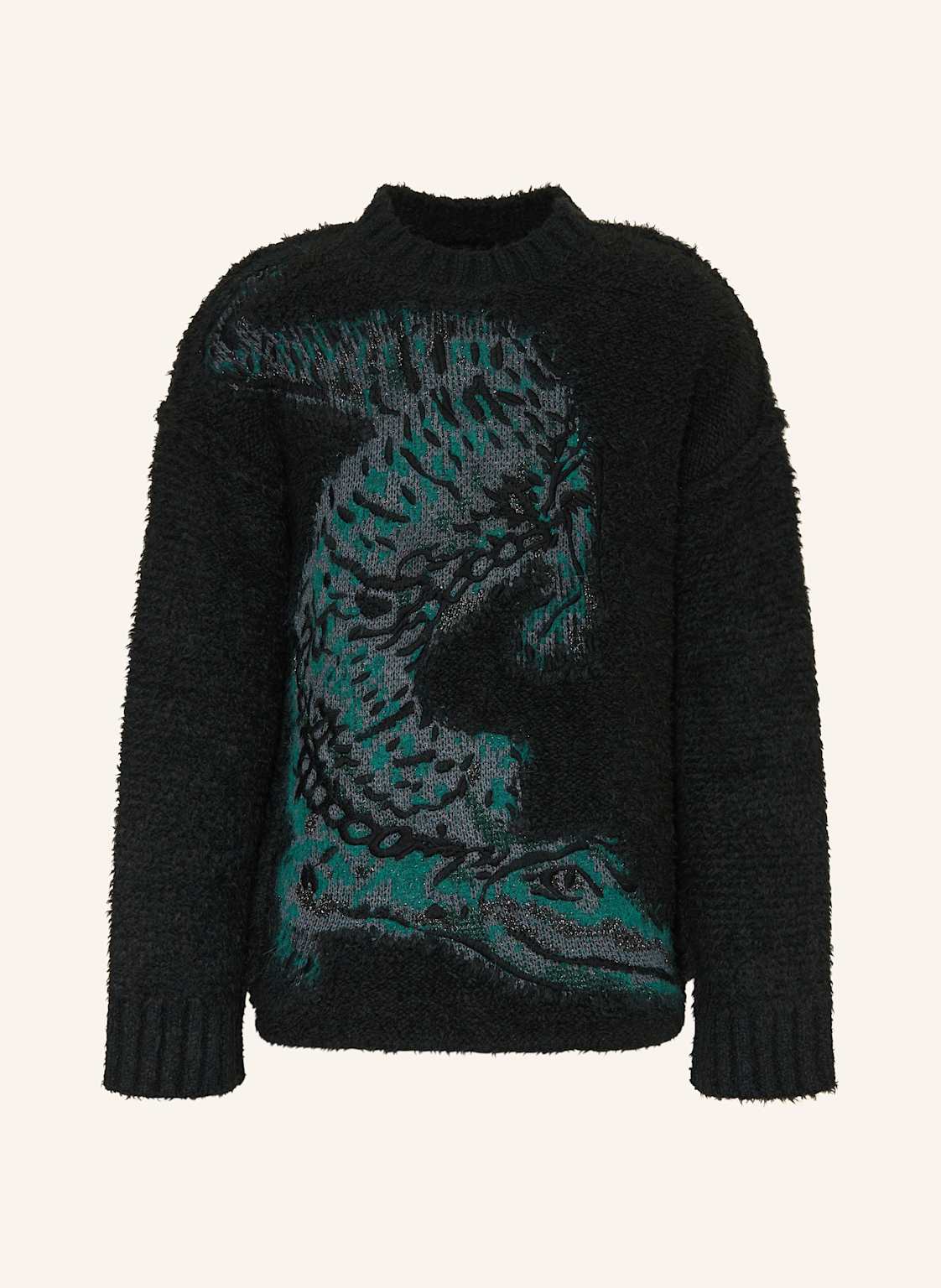 Lacoste Pullover Mit Glitzergarn schwarz von Lacoste