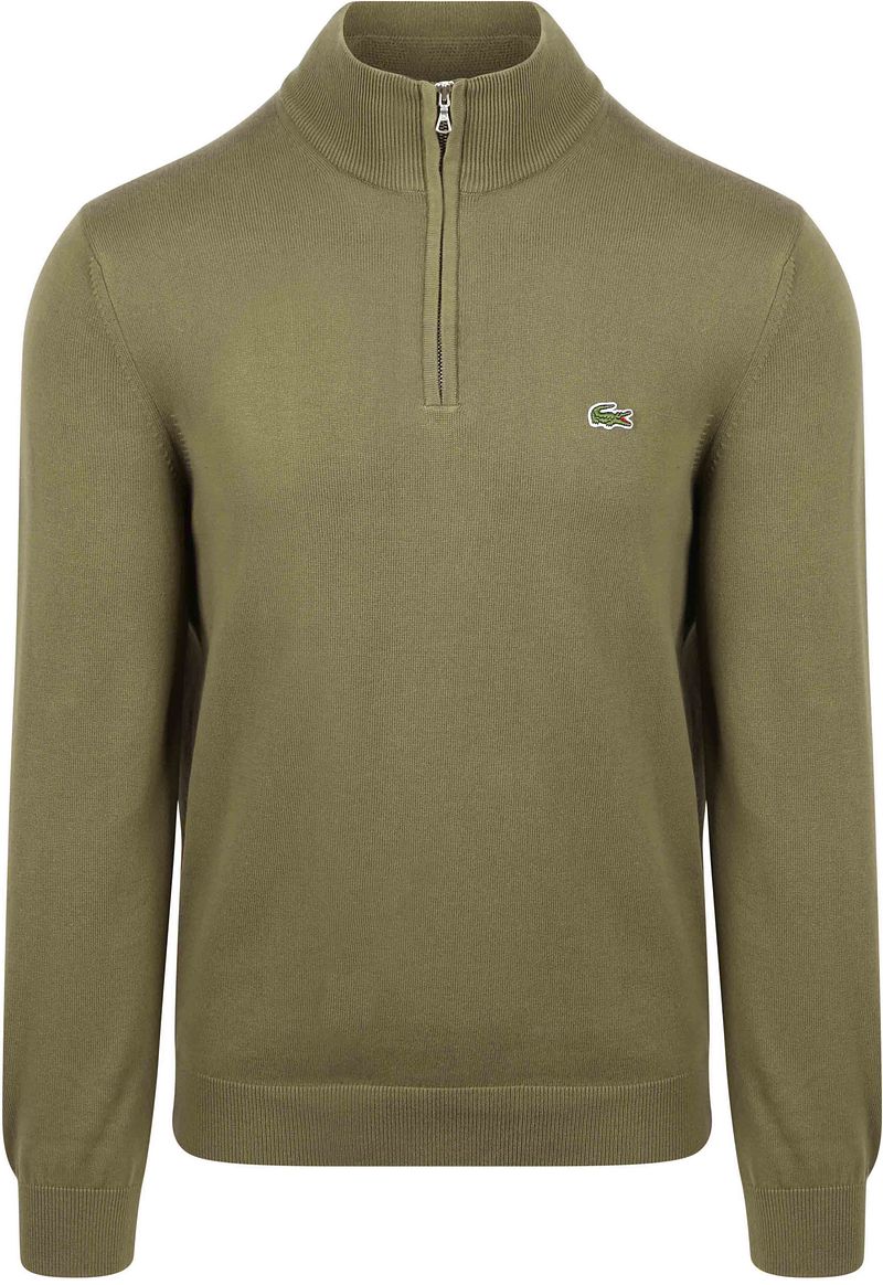 Lacoste Pullover Zipper Grün - Größe M von Lacoste