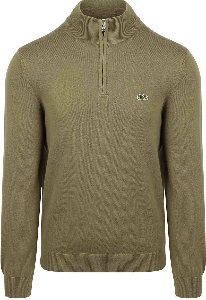Lacoste Pullover Zipper Grün - Größe XXL von Lacoste