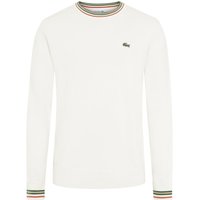 Lacoste Pullover mit O-Neck und kleiner Logo-Stickerei in XXL Lacoste Pullover mit O-Neck und kleiner Logo-Stickerei in XXL von Lacoste
