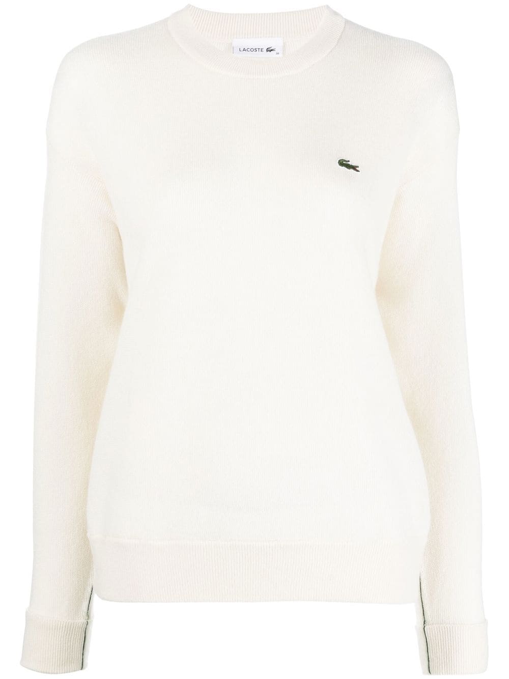 Lacoste Pullover mit Rundhalsausschnitt - Weiß von Lacoste