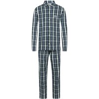 Lacoste Pyjama mit Karomuster aus Baumwolle in XL von Lacoste