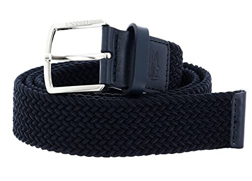 Lacoste RC4017 Leather Goods Belt, Nachtblau, 100 Men's, nachtblau von Lacoste