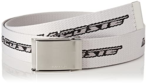 Lacoste RC4063 Leather Goods Belt, Calluna Zement, Schwarz, 100 Men's, Calluna Zement schwarz von Lacoste