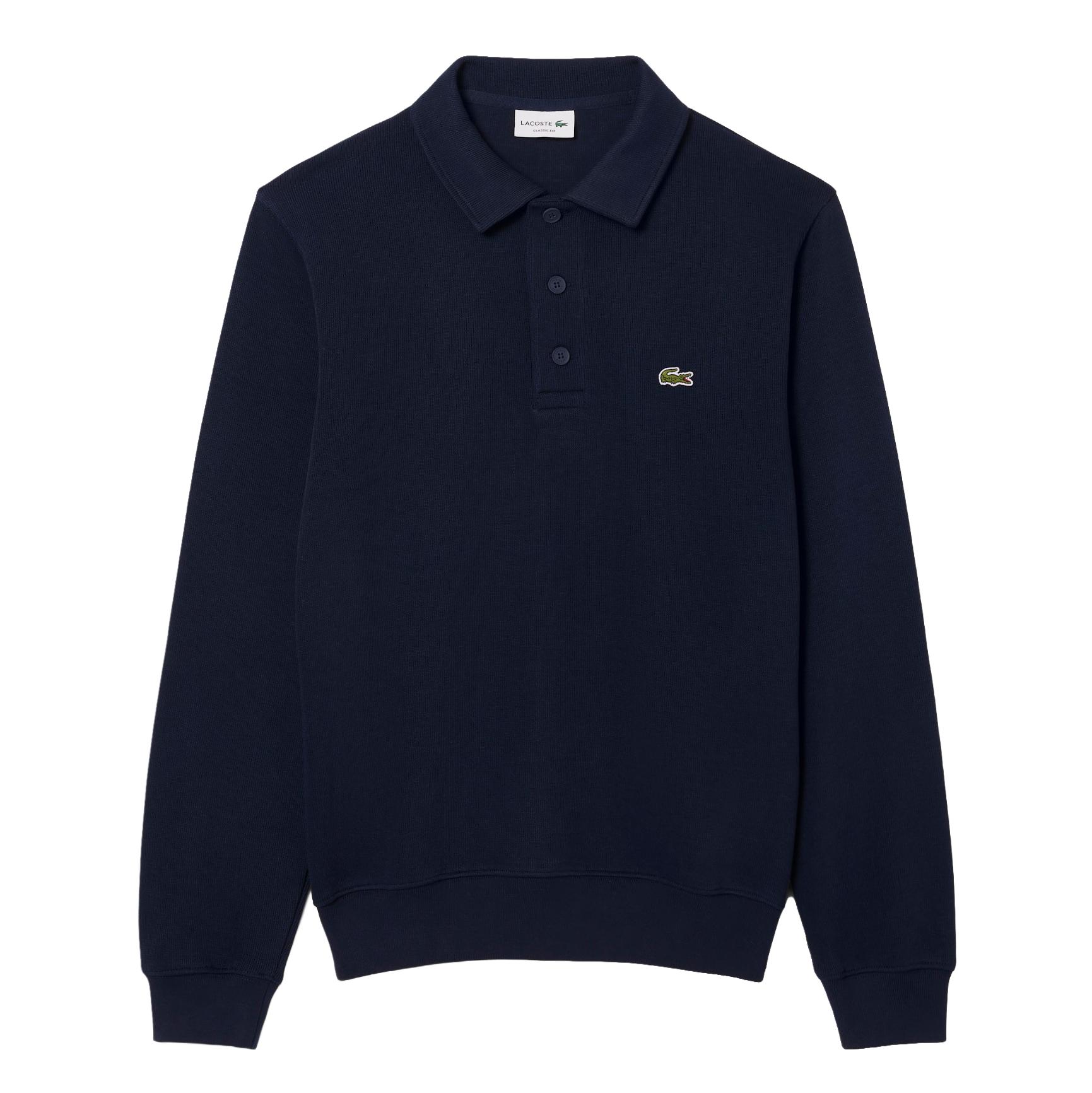 Lacoste Rippstrick Polo Sweatshirt von Lacoste