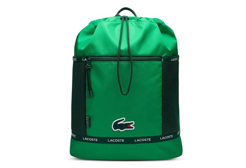 Lacoste Rucksack Lacoste Kids Rucksack grün aus recyceltem Material mit Krokodil-Patch Lacoste Rucksack Lacoste Kids Rucksack grün aus recyceltem Material mit Krokodil-Patch von Lacoste