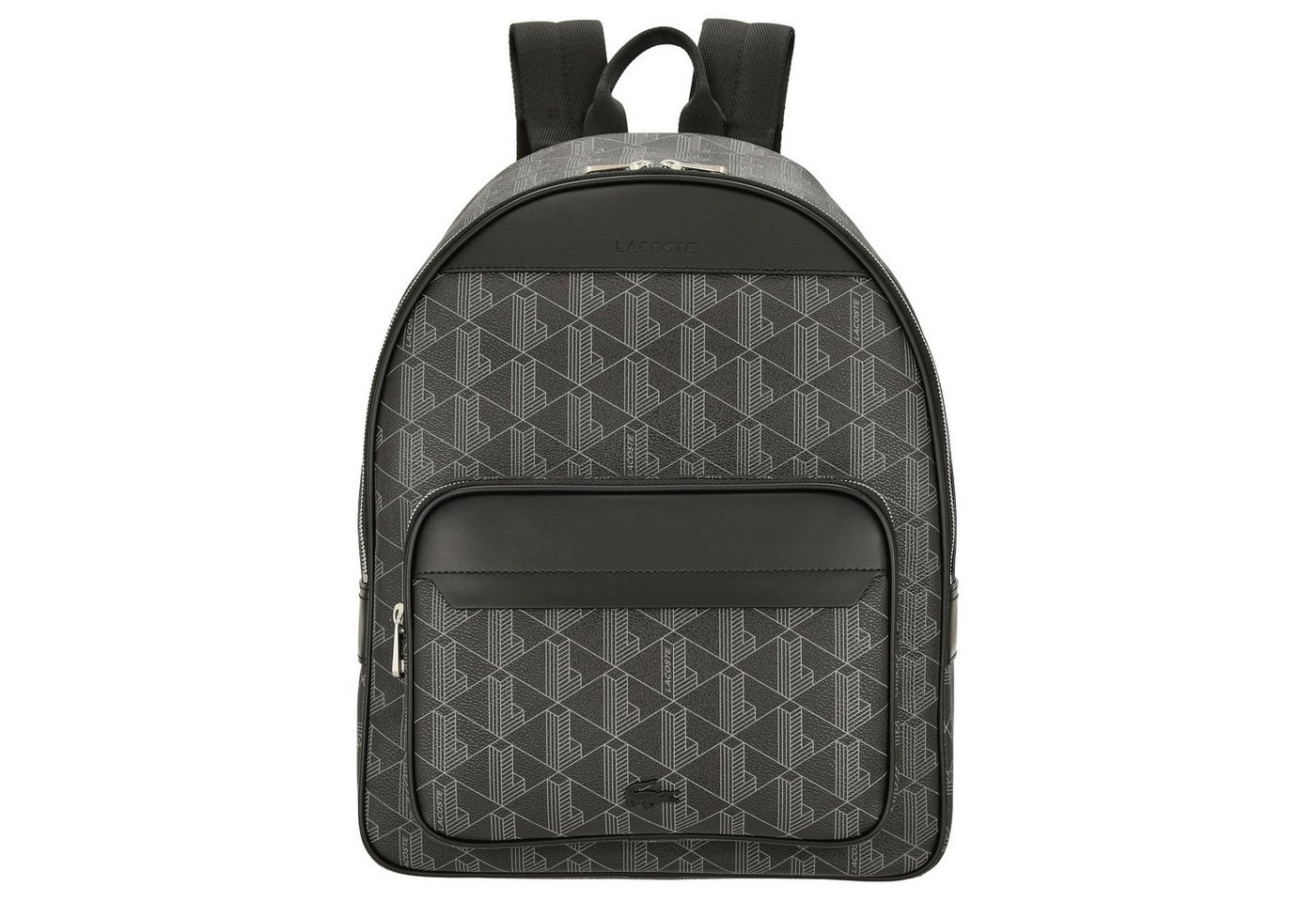 Lacoste Rucksack The Blend - Rucksack aus Canvas 40 cm (allover monogram black) von Lacoste