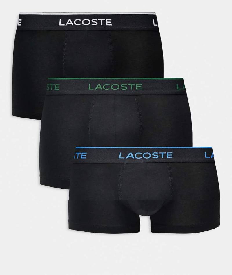 Lacoste - Schwarze Unterhosen im 3er-Set-Bunt von Lacoste