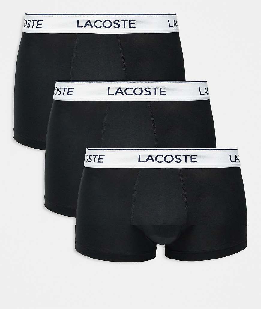 Lacoste - Schwarze Unterhosen im 3er-Set von Lacoste