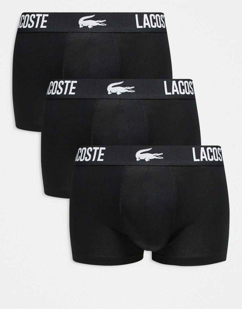 Lacoste - Schwarze Unterhosen im 3er-Set von Lacoste