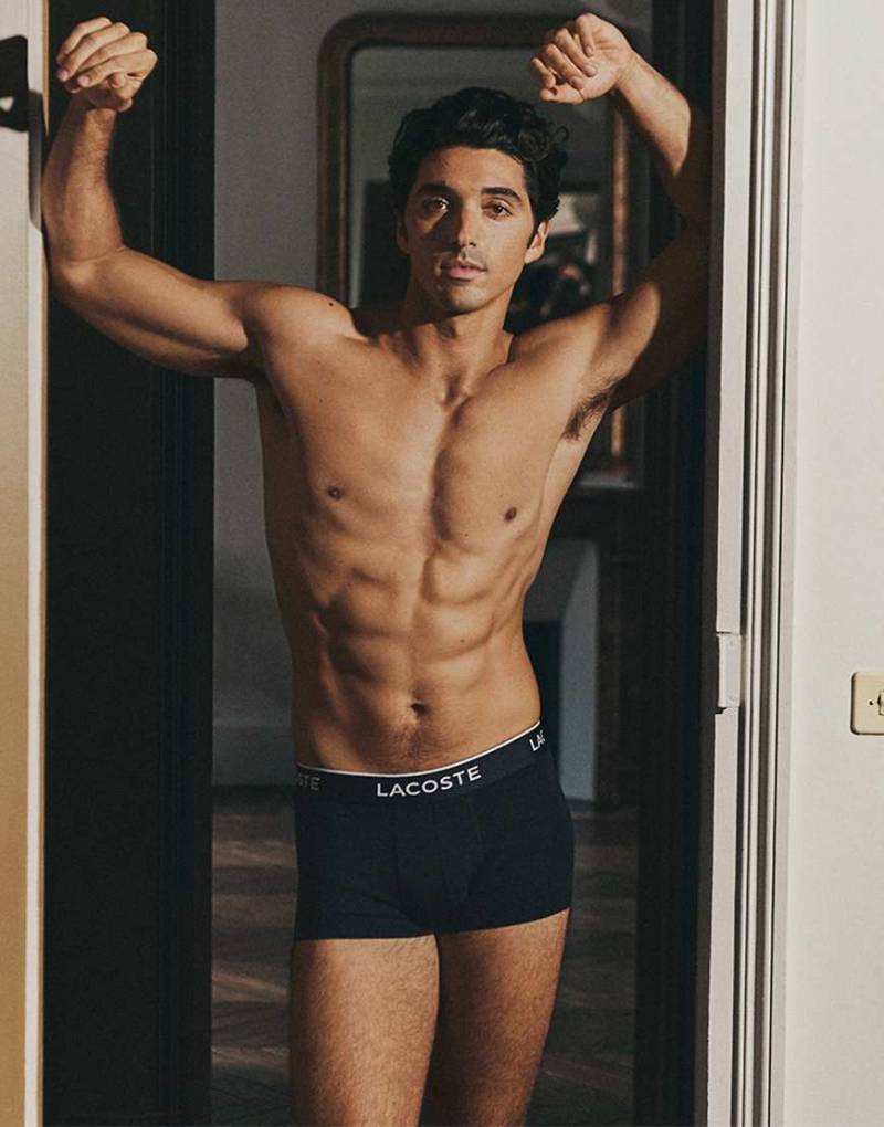 Lacoste - Schwarze Unterhosen im 3er-Set von Lacoste