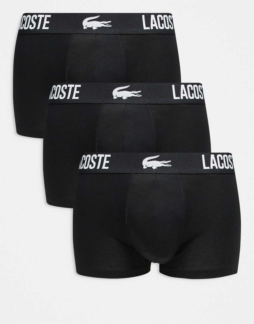 Lacoste - Schwarze Unterhosen im 3er-Set von Lacoste