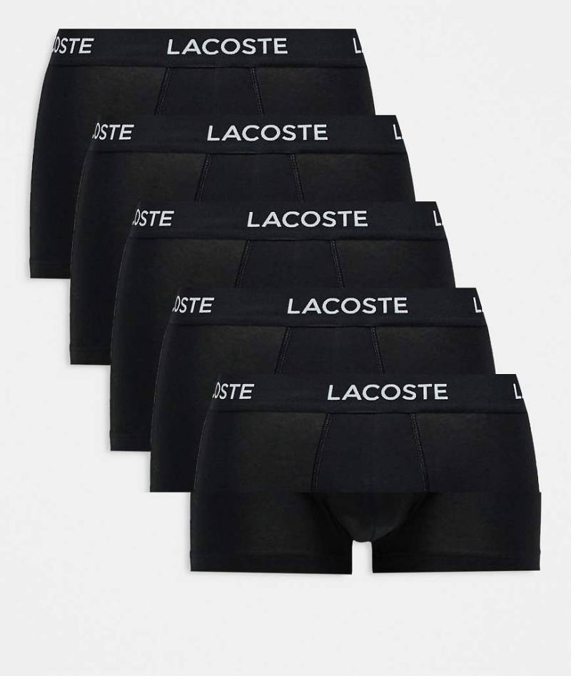 Lacoste - Schwarze Unterhosen im 5er-Set von Lacoste