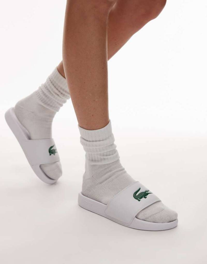 Lacoste - Serve 0.0 - Slider in Weiß Lacoste - Serve 0.0 - Slider in Weiß von Lacoste