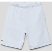 Lacoste Shorts mit elastischem Bund in Bleu, Größe 140 von Lacoste