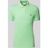 Lacoste Slim Fit Poloshirt mit Label-Patch Modell 'PIQUE' in Apfel, Größe L von Lacoste
