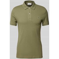 Lacoste Slim Fit Poloshirt mit Label-Patch Modell 'PIQUE' in Oliv, Größe XXL von Lacoste
