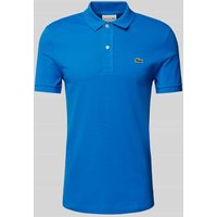 Lacoste Slim Fit Poloshirt mit Label-Patch Modell 'PIQUE' in Royal, Größe XXXL von Lacoste