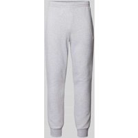 Lacoste Slim Fit Sweatpants mit Logo-Patch in Hellgrau, Größe XL von Lacoste